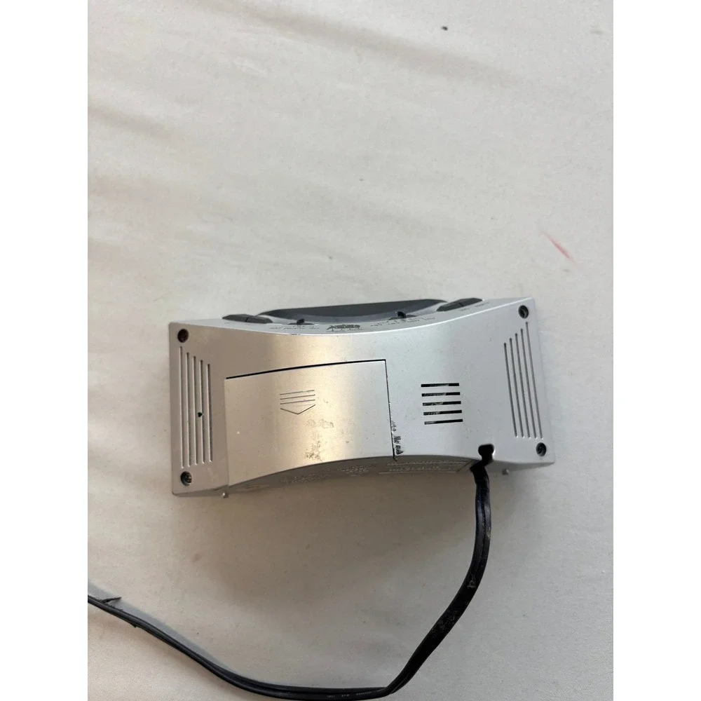 Equity Insta-Set Digital Alarm Clock Model 40010 Silver Black For Parts Repair